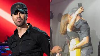 Enrique Iglesias emocionó a sus fans dándole un beso en la boca a una seguidora