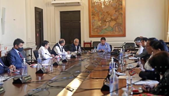 Al menos seis ministros del Gobierno de Pedro Castillo, incluido el premier Aníbal Torres, están en la mira del Congreso. (Foto: archivo Presidencia)