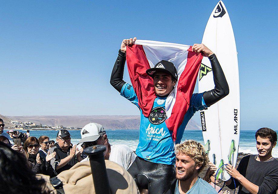 Surfista peruano Tomás Tudela se impuso en Chile y se coronó campeón (VIDEO)