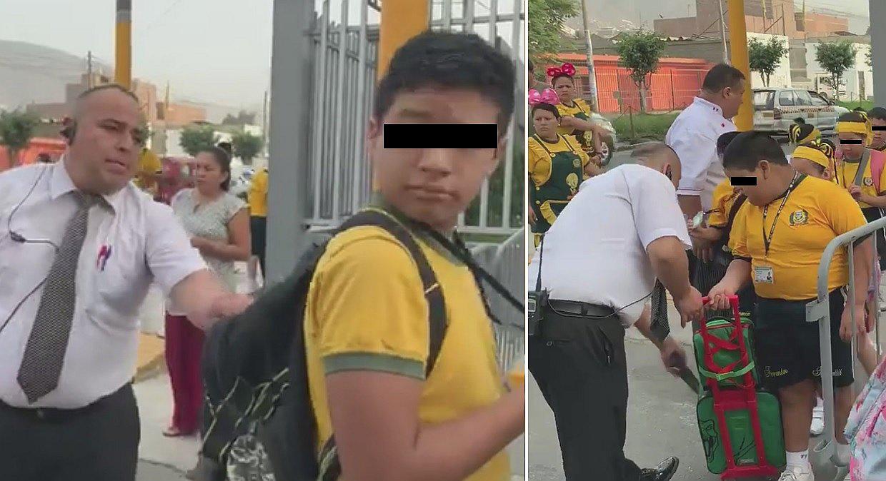 Colegio de SJL usa detector de metales con alumnos para evitar ingreso de armas (VIDEOS) 