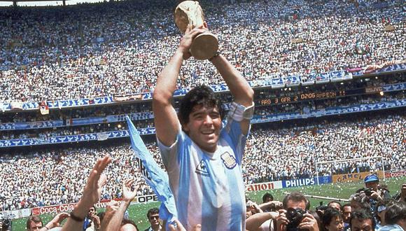 Diego Armando Maradona ganó la Copa del Mundo en 1986 con la Selección Argentina. (Foto: Agencias)
