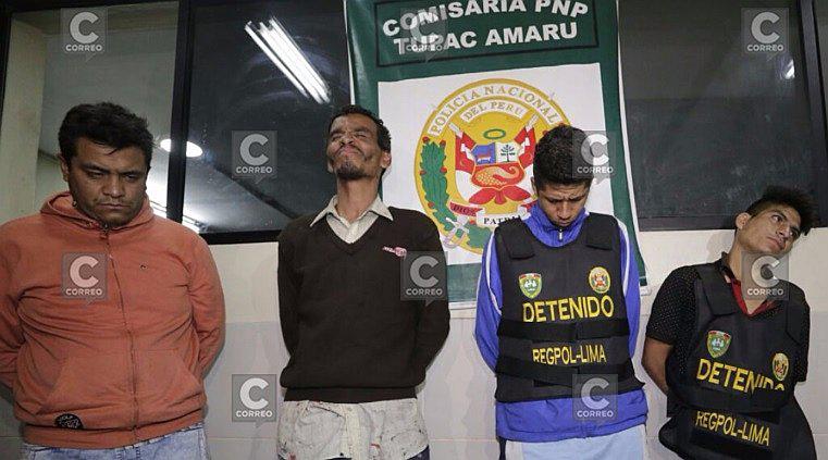 Censo 2017: Desarticulan banda "Los Raqueteros del Censo" en Comas (FOTOS)