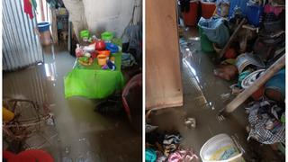 Torrencial lluvia en Piura deja a cientos de familias inundadas