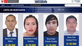 Junín: 43 personas en lista de los más buscados por violación y tráfico de drogas