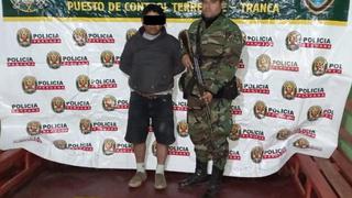 Burrier fue detenido con 10 kilos de alcaloide de cocaína en Ayacucho