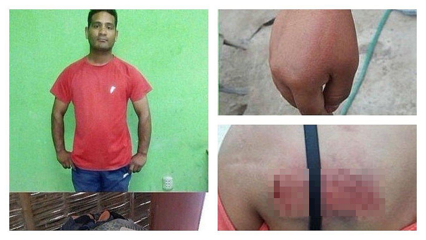 Hombre golpea salvajemente a exconviviente (VIDEO) 