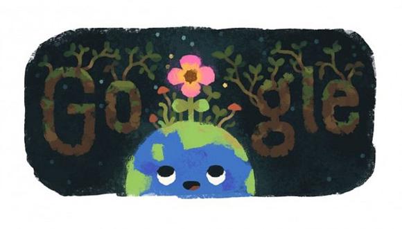 Google dedica doodle al inicia de la primavera (FOTO)