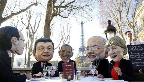Líderes del mundo reunidos en París contra el cambio climático