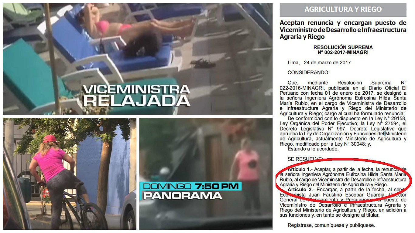 Descubren a viceministra veraneando en plena emergencia y aceptan su renuncia