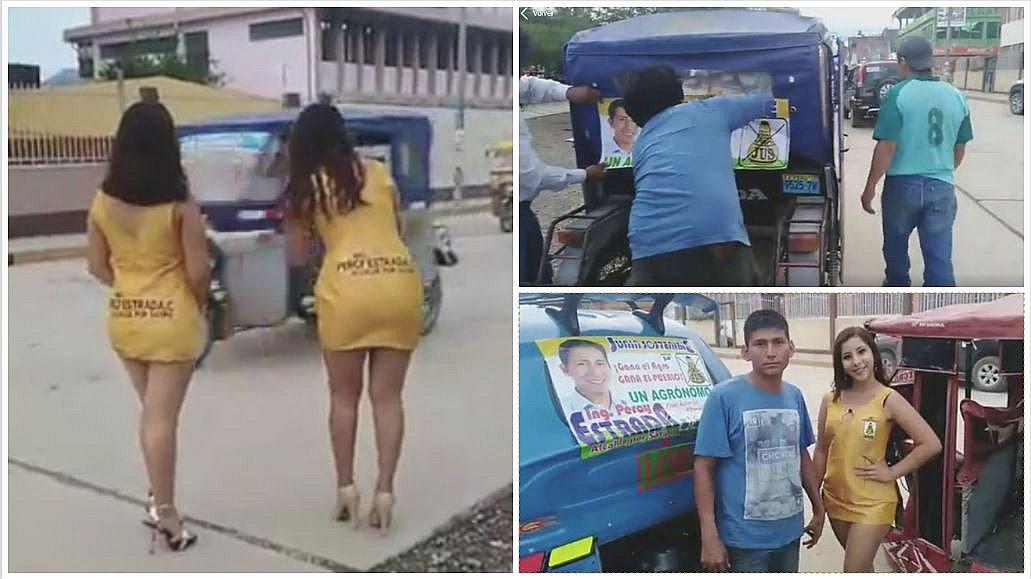 Candidata a regidora apela a su belleza durante campaña electoral (VIDEO)