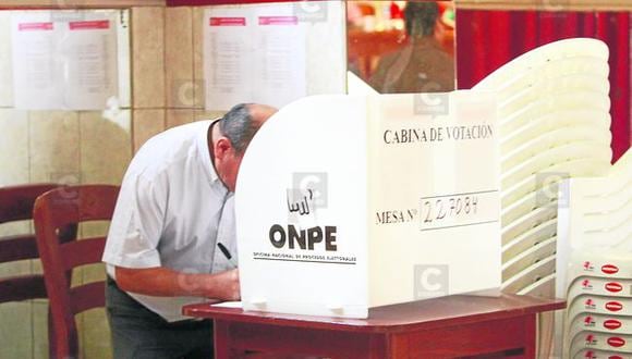 El jefe de la ONPE, Piero Corvetto, informó que siete los partidos políticos que harán elecciones a través de un militante un voto.