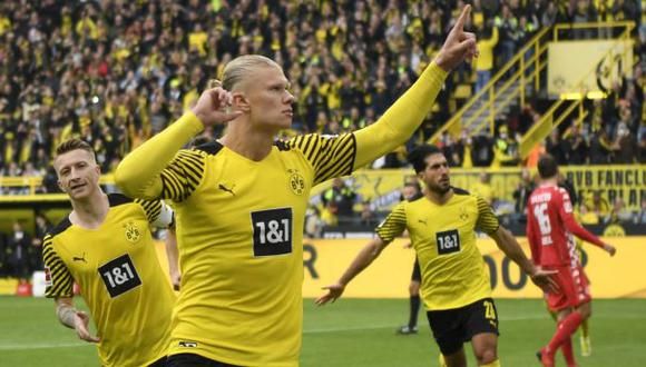 Erling Haaland ya tiene 7 goles con camiseta de Borussia Dortmund. (Foto: AFP)