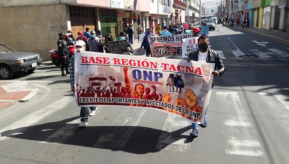 ​Ciudadanos exigen devolución de aportes a la ONP