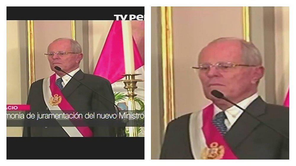 PPK: los gestos del presidente durante juramentación del nuevo ministro del Interior (VIDEO)