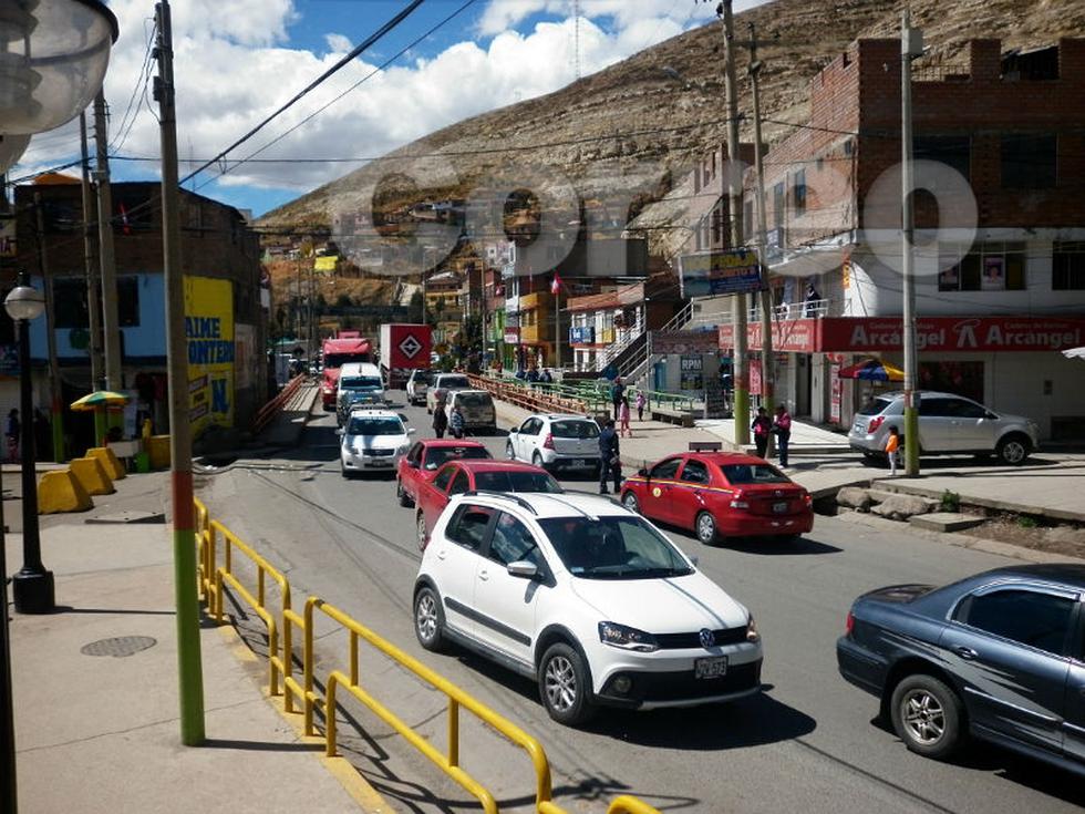  Alto tránsito de turistas en La Oroya (FOTOS)