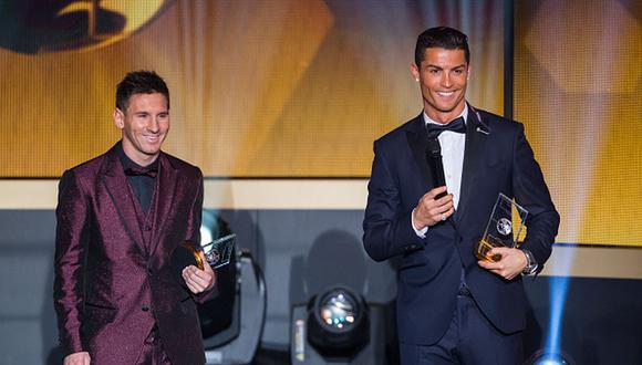 Lionel Messi tiene seis premios del Balón de Oro y Cristiano Ronaldo, cinco. (Foto: Getty)