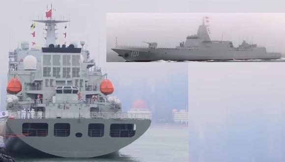 China exhibe por primera vez su buque destructor de nueva generación (VIDEO)