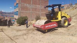 Realizan mantenimiento de vías en la ciudad de Puno