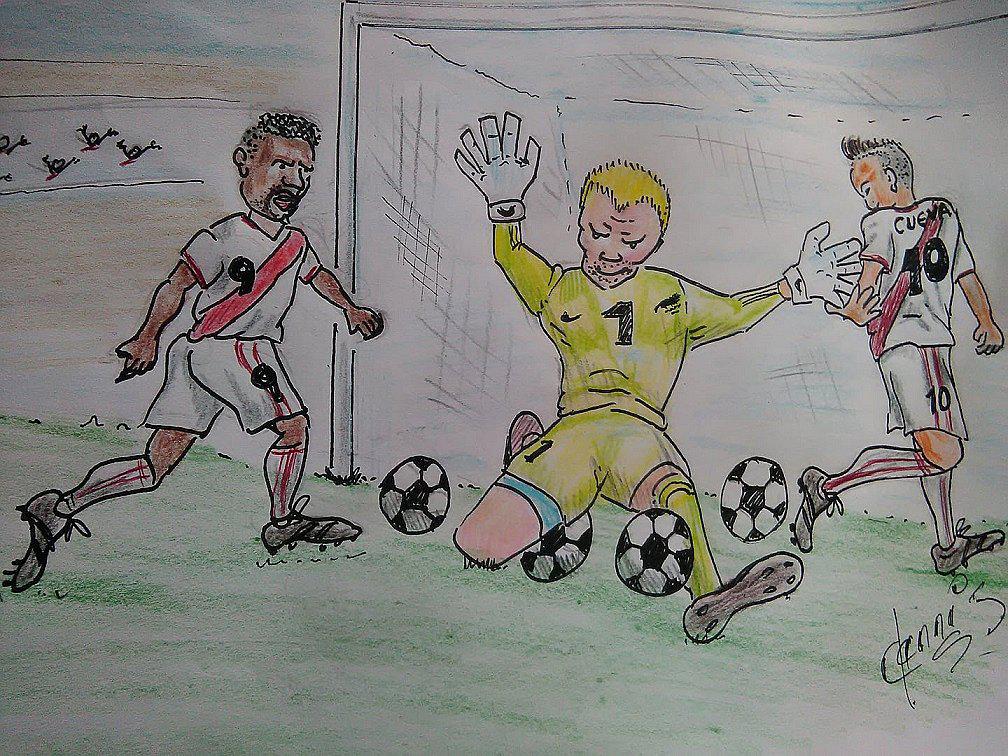 Huamachuquino predijo la jugada del primer gol peruano con emotiva imagen 