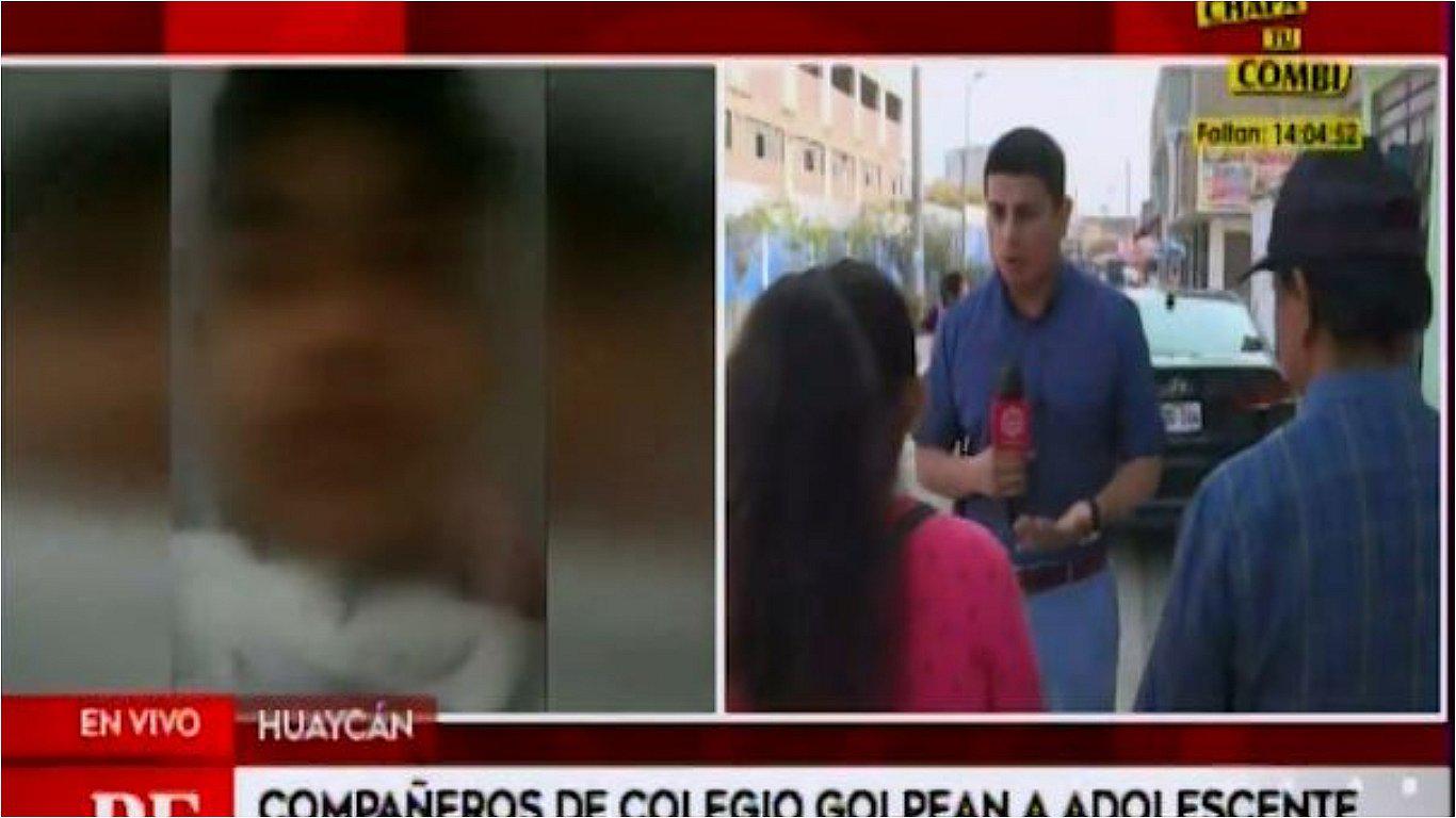 Menor fue golpeado por sus compañeros hasta dejarlo hospitalizado, en Huaycán (VIDEO)