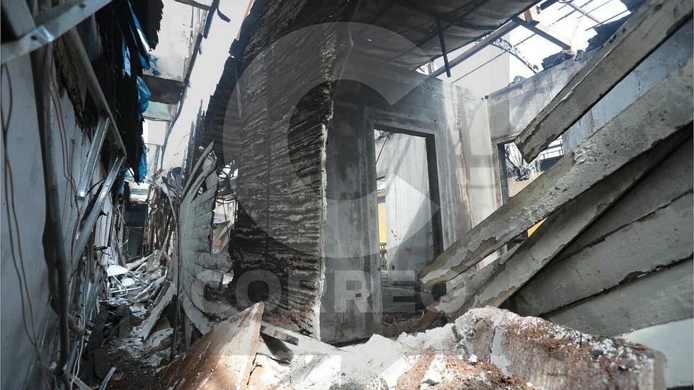 Así quedó la pollería Villa Chicken tras incendio (FOTOS)