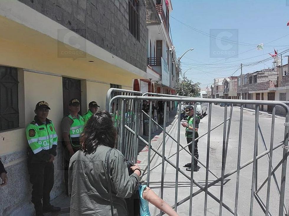 Refuerzan seguridad en ODPE y JEE en Tacna ante protestas