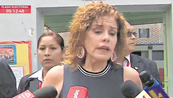 Mercedes Aráoz (Foto: Captura de Televisión)