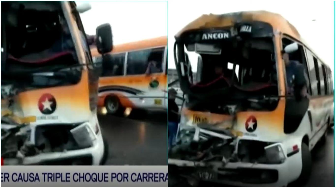 Puente Piedra: reportan accidente vehicular en la Panamericana Norte