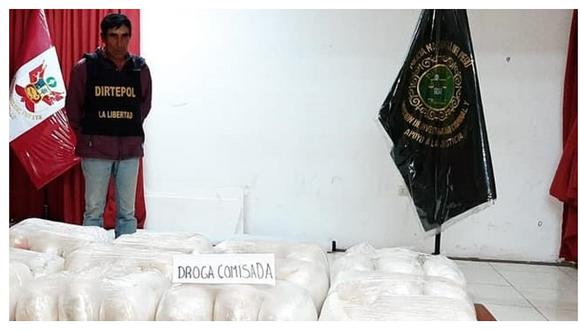 Cae hombre que escondía cerca de 120 kilos de marihuana en un rancho de Huanchaco 