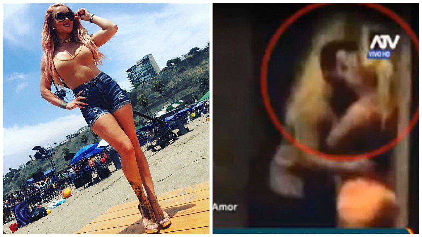 Leslie Shaw es captada dándose tremendo beso con joven y sepulta a Mario Hart (VIDEO)