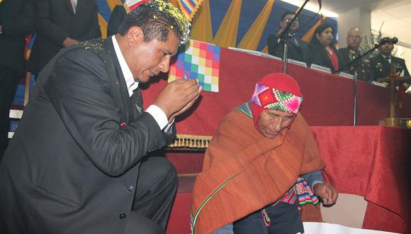 Walter Aduviri juró al cargo de gobernador regional de Puno 