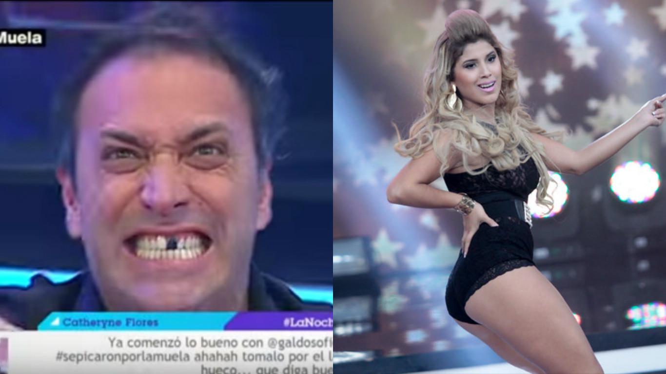 Así respondió Carlos Galdós a sus críticos por burlarse de los dientes de Yahaira Plasencia (VIDEO) 