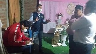 Serenos intervienen a más de 30 personas celebrando un quinceañero en Piura