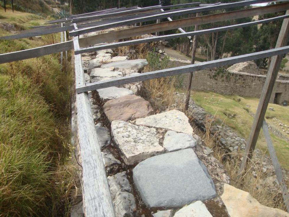 Derrumbes dañan sitio arqueológico Huarivilca (FOTOS)