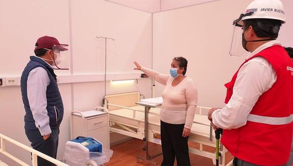 La Libertad: Realizan última inspección a Hospital Temporal instalado en colegio Ramón Castilla (FOTOS)