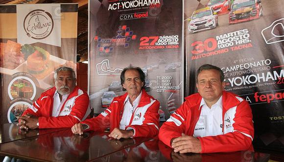 Pilotos del ACT y CCTC disputarán minitorneo de automovilismo "Copa Fepad"