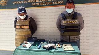 En Cusco detienen a sujetos dedicados al robo de memorias de automóviles