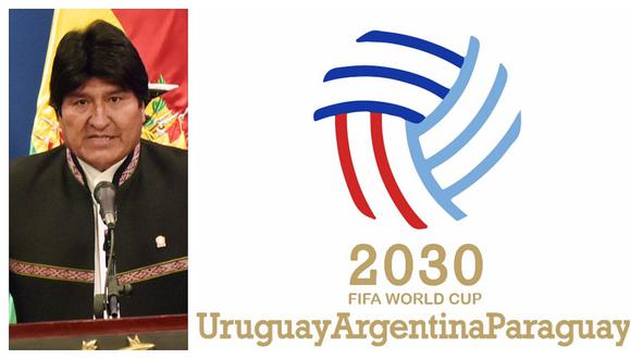 ​Evo Morales propuso a Bolivia como subsede del Mundial 2030