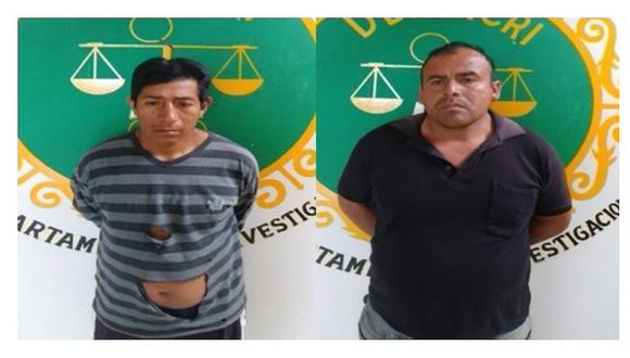Pacasmayo: Capturan a dos presuntos extorsionadores