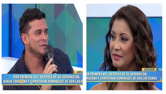 Christian Domínguez aceptó que Karla Tarazona halló prenda de Isabel Acevedo en maleta (VIDEO)