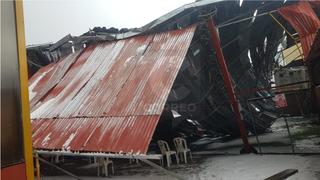 Techo de local cae por intensa granizada en Huancayo y mata a joven padre de familia (VIDEO)