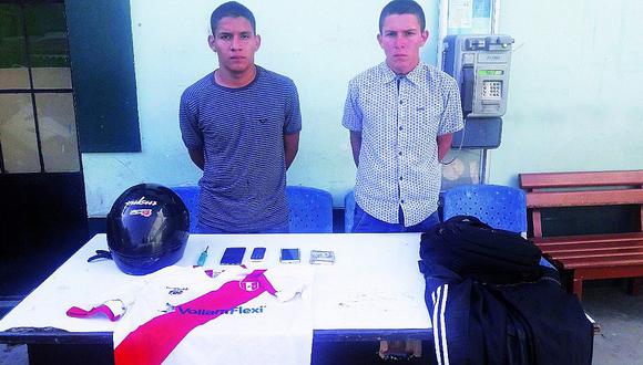 Chiclayo: Jóvenes son capturados luego de robar celular