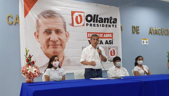 Ollanta Humala presentó a sus candidatos al congreso