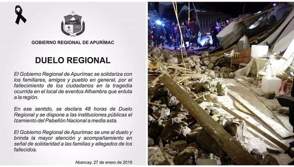 Declaran duelo regional en Apurímac tras la muerte de 15 personas durante boda (FOTOS)
