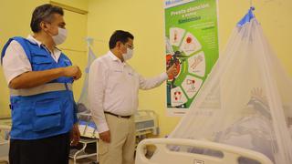 Instalan Hospital Perú para atención de pacientes con dengue en Piura
