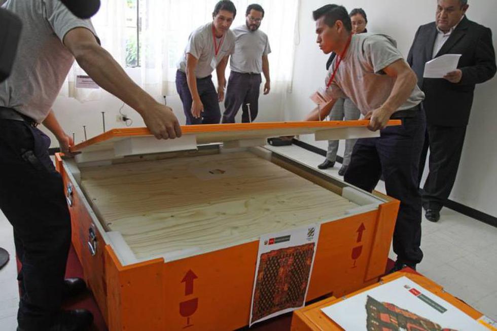 Los textiles Paracas fueron devueltos al Perú por Suecia (FOTOS)