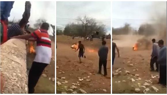 México: Prenden fuego a perro, lo graban y suben a redes sociales (VIDEO)