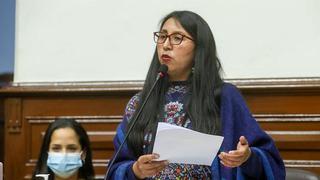 Ruth Luque considera que Juntos por el Perú debe retirar la candidatura de Gonzalo Alegría a la alcaldía de Lima