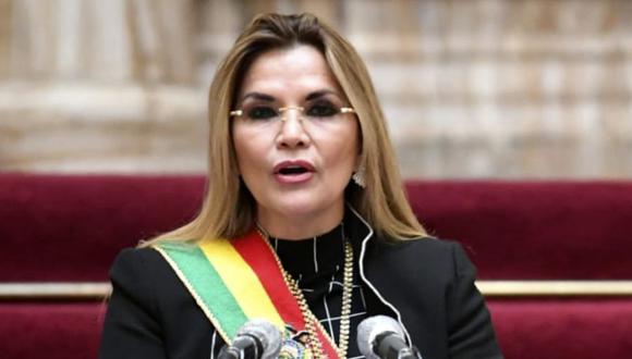 Jeanine Áñez, presidenta interina de Bolivia, dice que ya pasó lo peor de la COVID-19. (Foto: AFP)