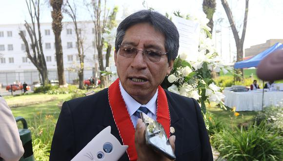 Presidente de la Junta de Fiscales Superiores de Arequipa pide calma al valle del Tambo